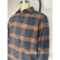 Flanell Retro Dark Plaid -Hemd